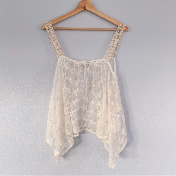 Paper Crane Tops - Paper Crane | Lace boho Top